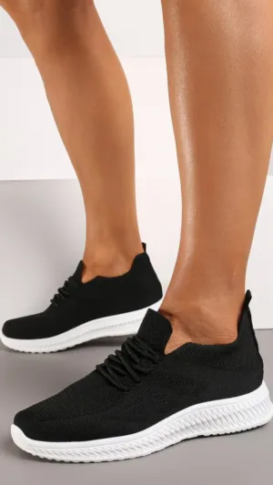Sportowe Sneakersy Drims Czarne